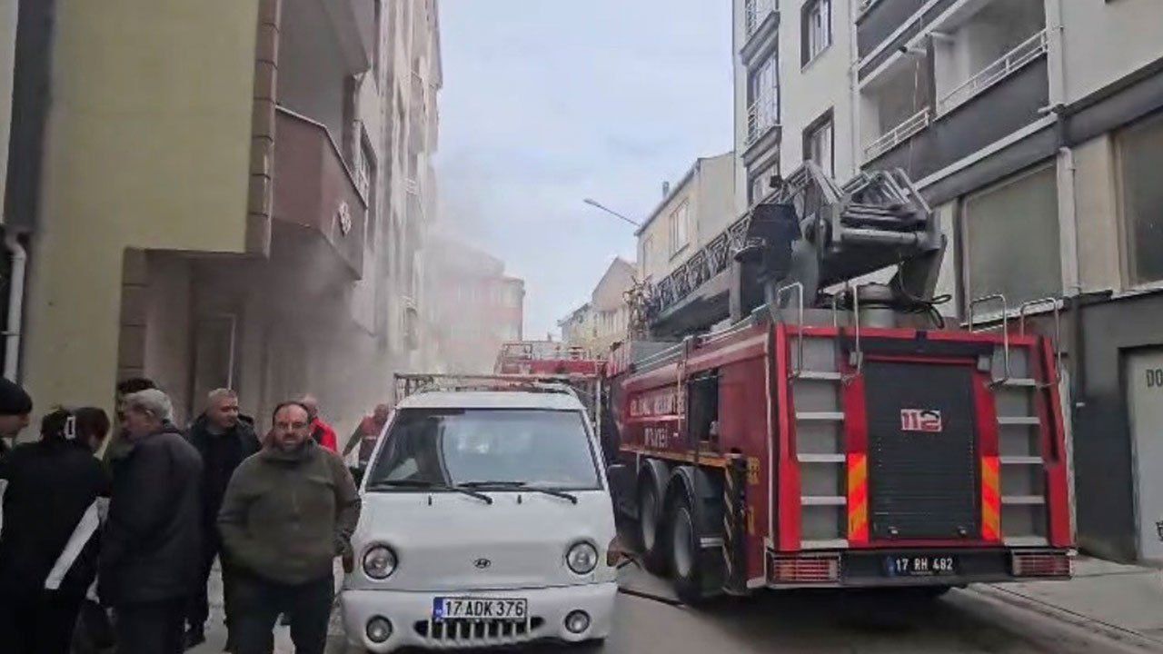 Daire yangını büyümeden söndürüldü