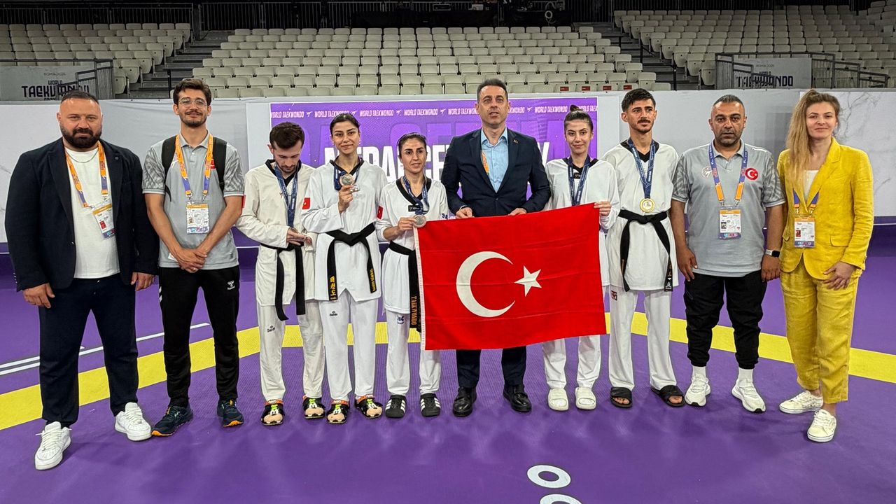 Milli taekwondoculardan 13 madalya